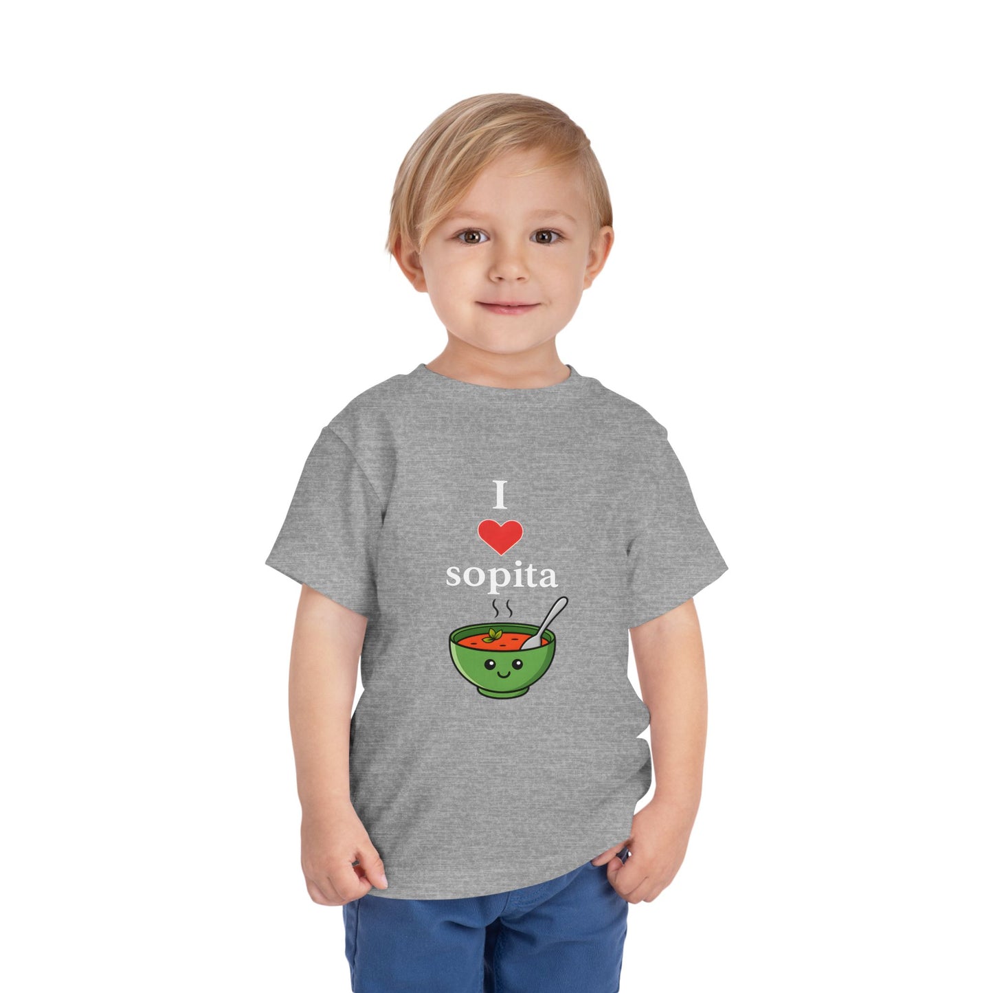 Cute Toddler Short Sleeve Tee with 'GUAU GUAU' Dog Design,