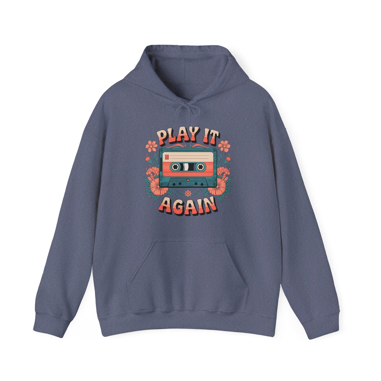 Retro Cassette Tape Hoodie - Play It Again