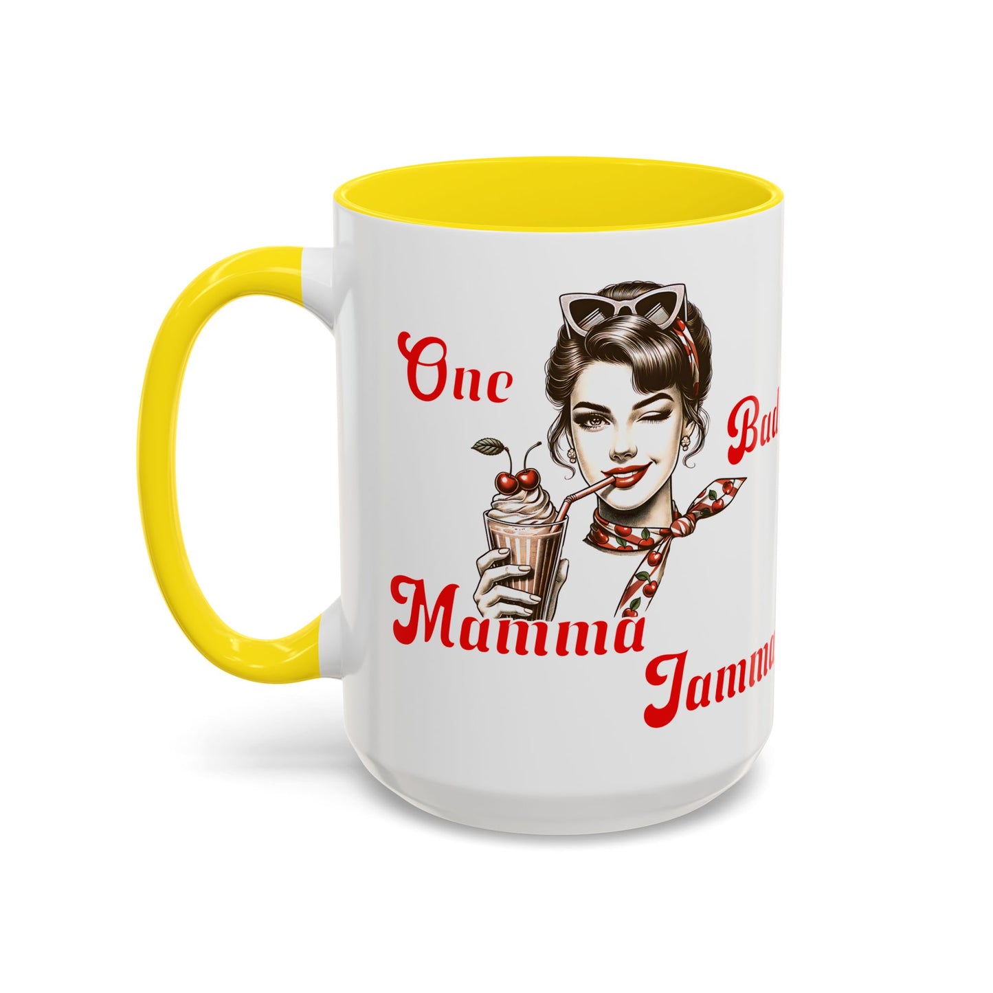 Mug - Vintage Woman One Bad Mamma Jamma