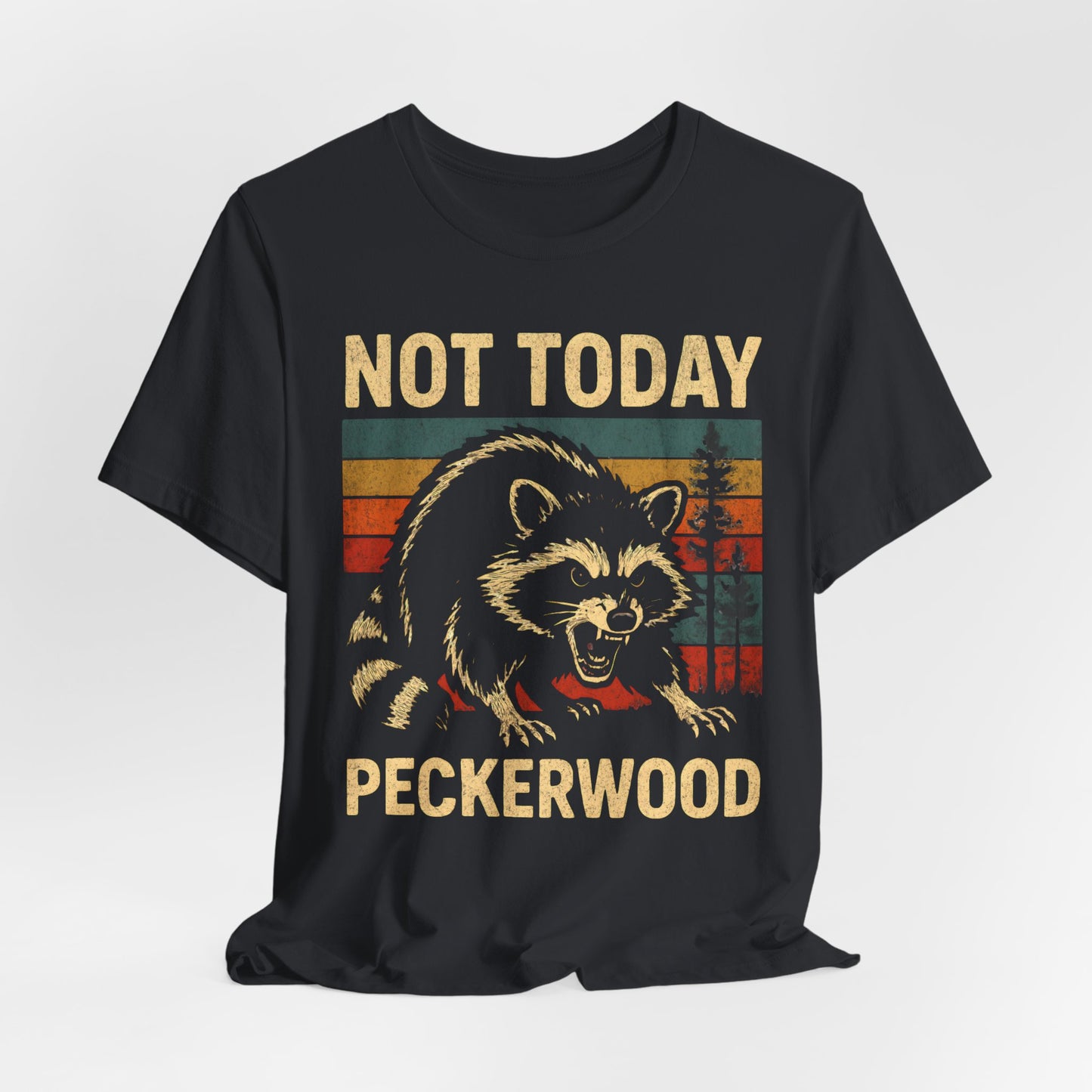 Vintage Raccoon Graphic Tee - Not Today Peckerwood, Animal Lovers Shirt,Cute Sarcastic, Sarcastic Self Love Shirt, Sarcasm shirt