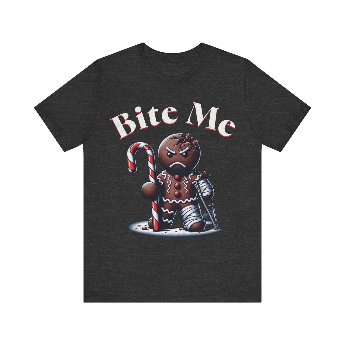 Christmas Gingerbread Bite Me- Tee