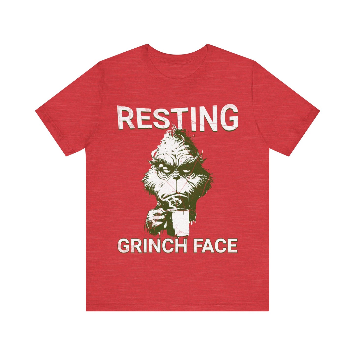 Grinch Resting Grinch Face- Tee