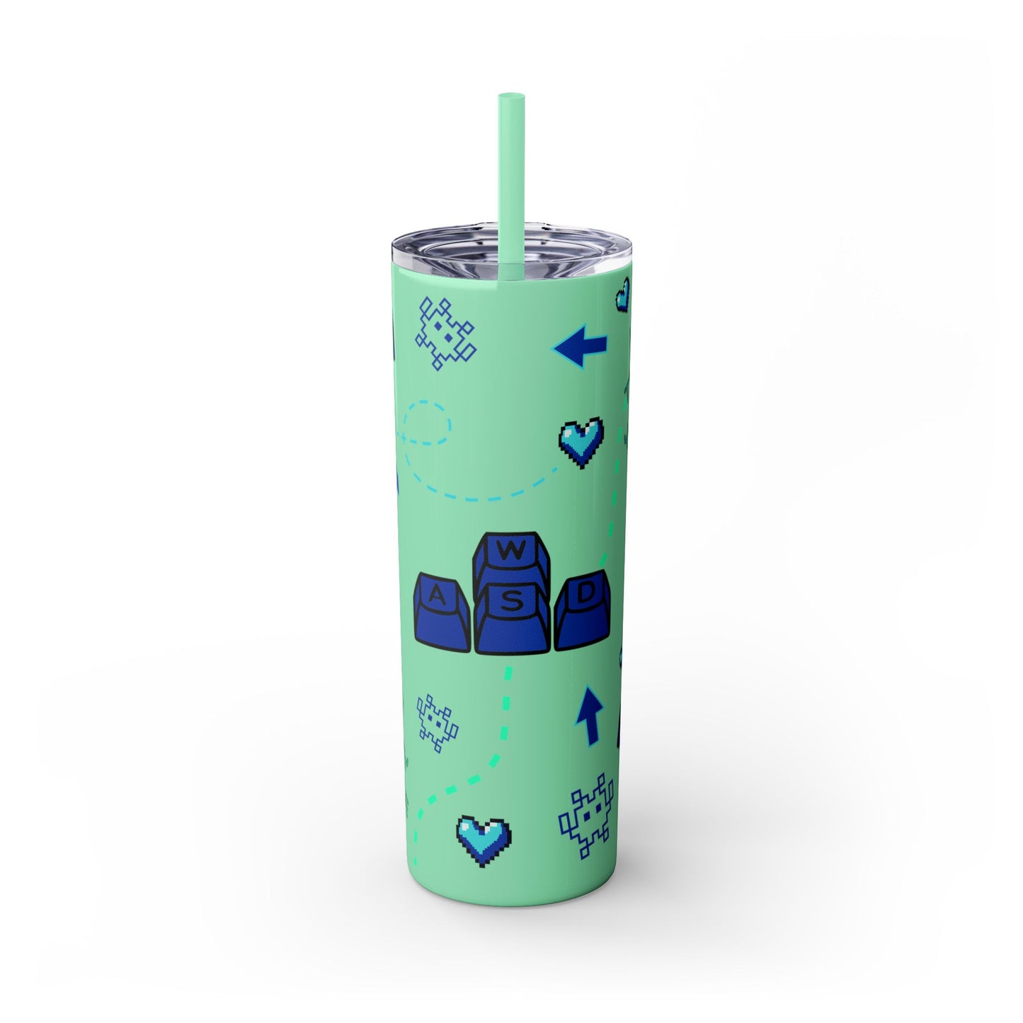 Gaming Tumbler - I Like the Way You Move, 20oz Skinny Tumbler with Straw