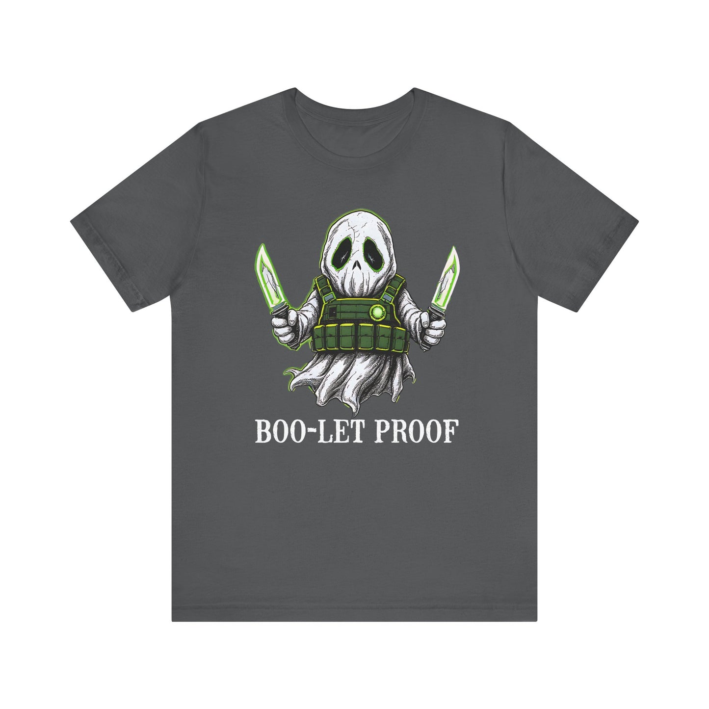Spooky Ghost Tee, Halloween Shirt- Boo-let Proof Shirt
