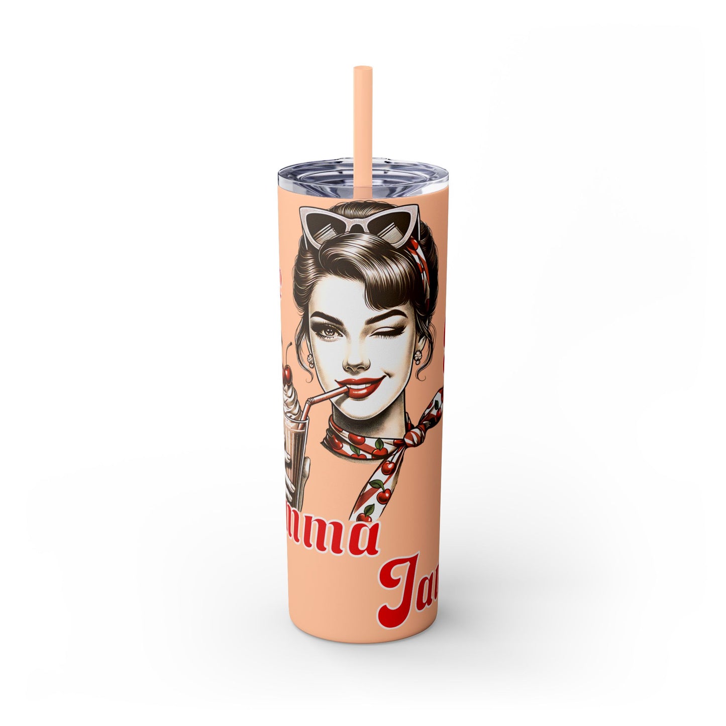 One bad mamma jamma vintage Skinny Tumbler