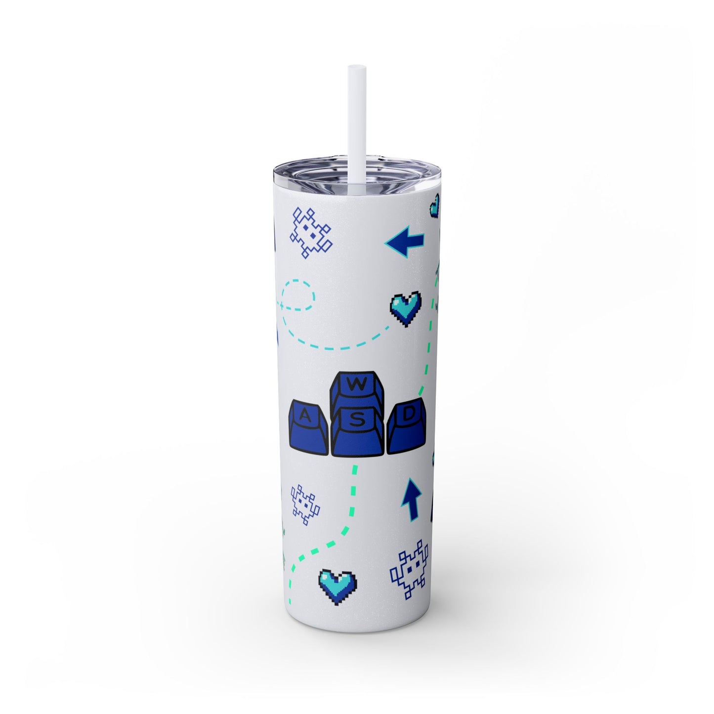Gaming Tumbler - I Like the Way You Move, 20oz Skinny Tumbler with Straw
