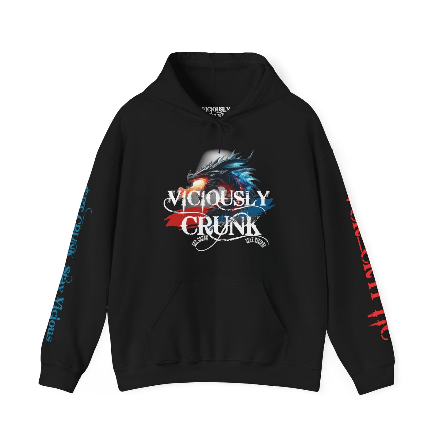 Viciously Crunk Custom name - Hoodie