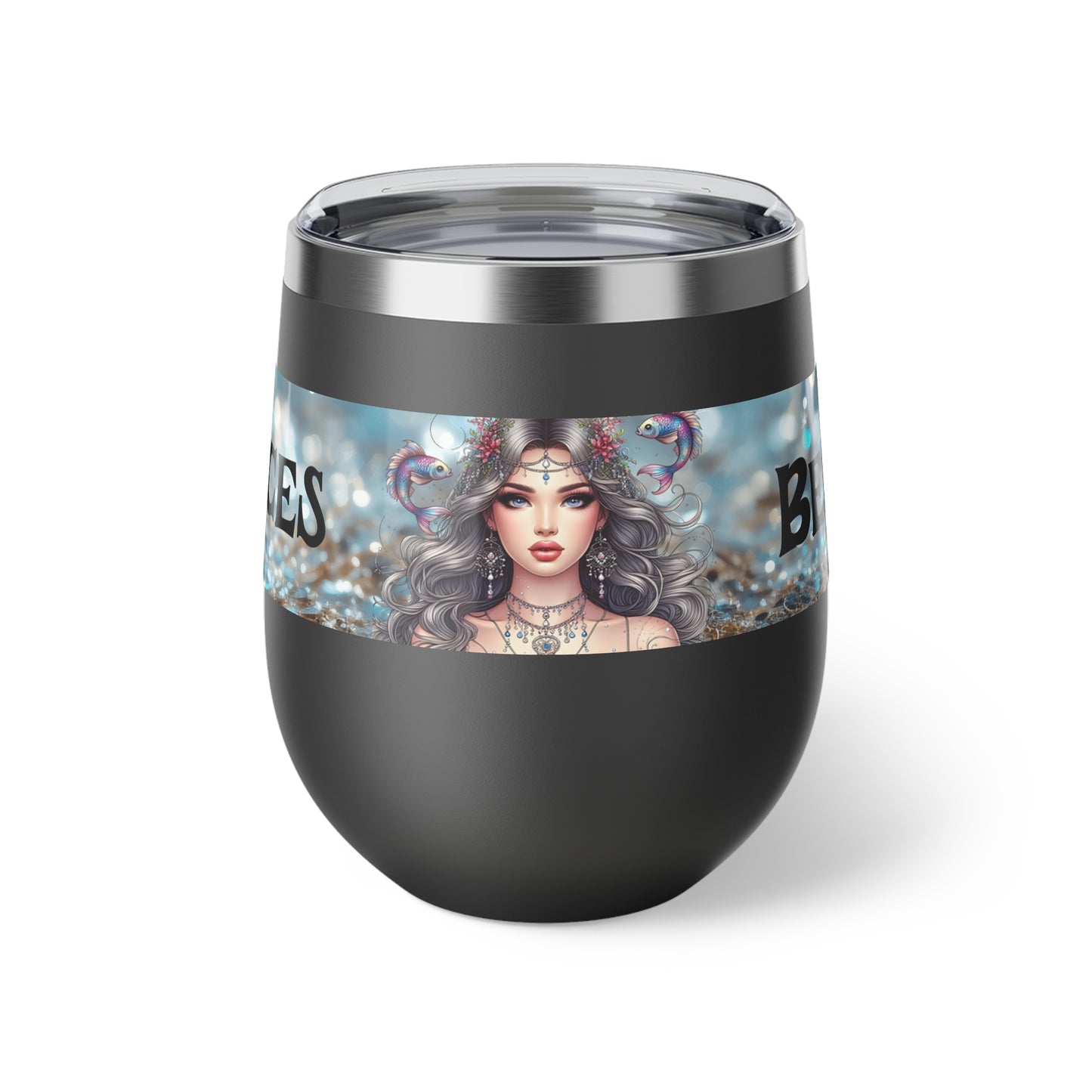 Pisces Beauty Copper Vacuum Insulated Cup, 12oz