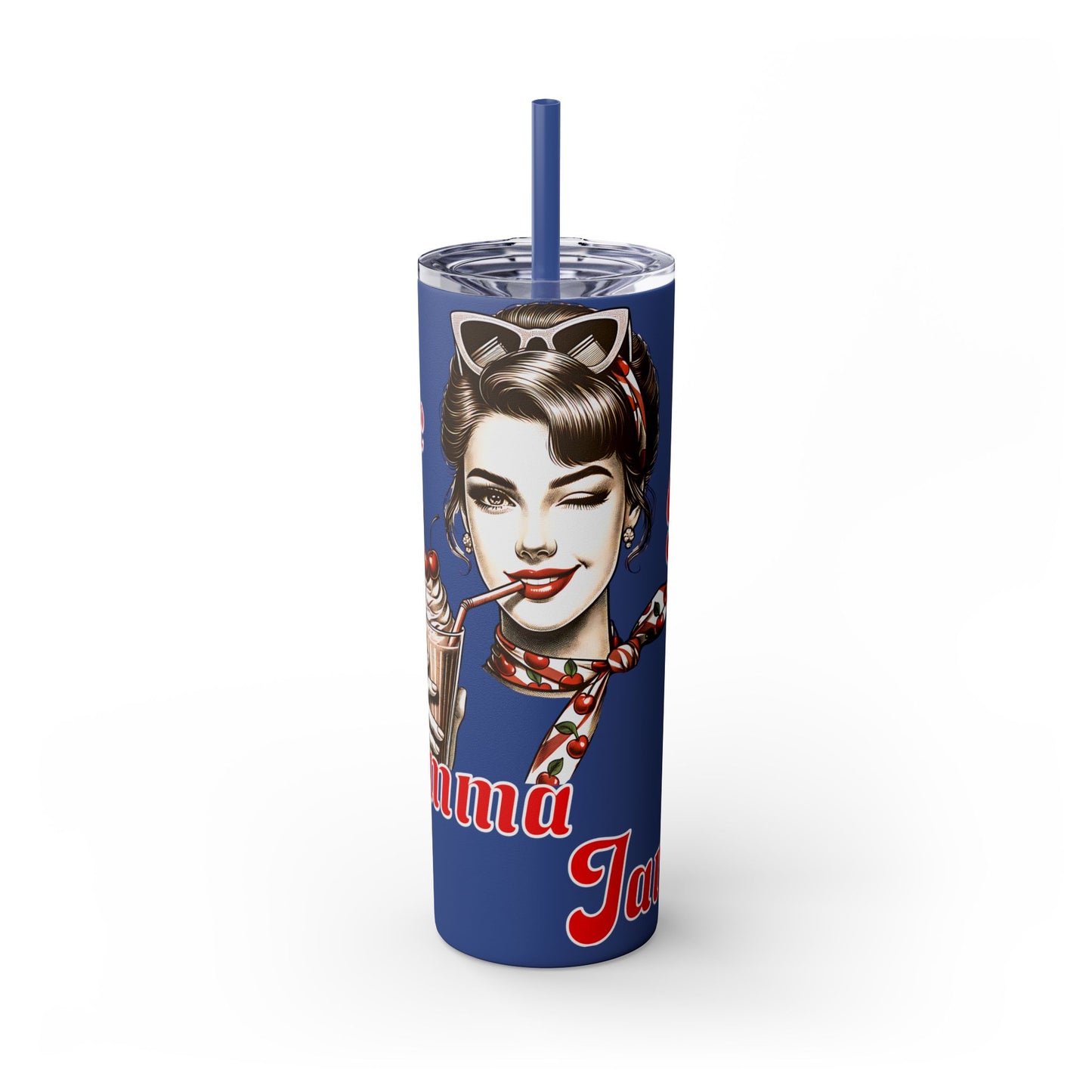 One bad mamma jamma vintage Skinny Tumbler