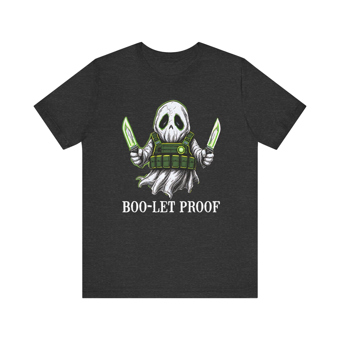 Spooky Ghost Tee, Halloween Shirt- Boo-let Proof Shirt