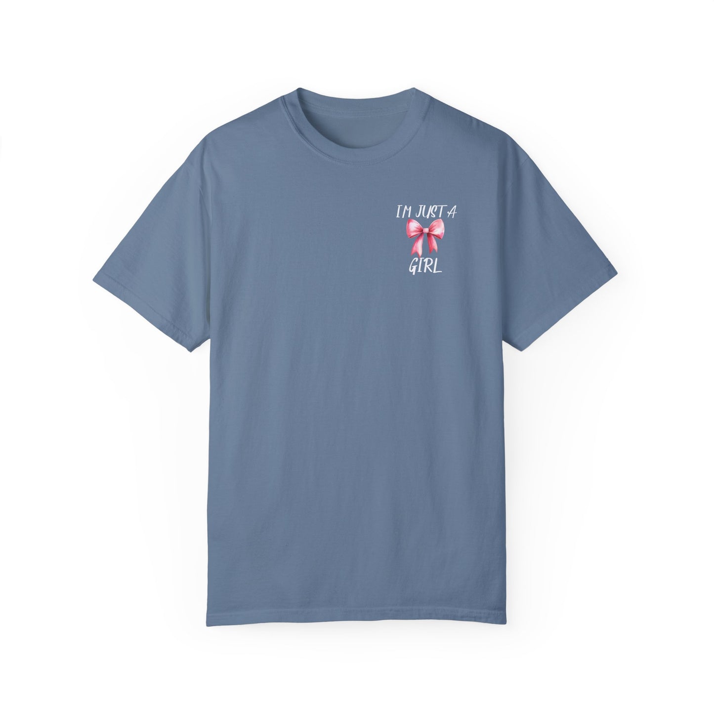 Pink Bow- Comfort Colors T-shirt