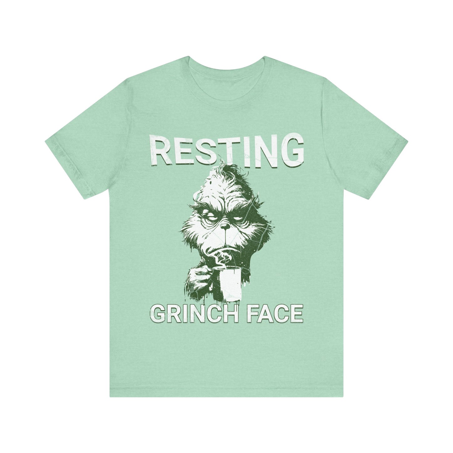 Grinch Resting Grinch Face- Tee