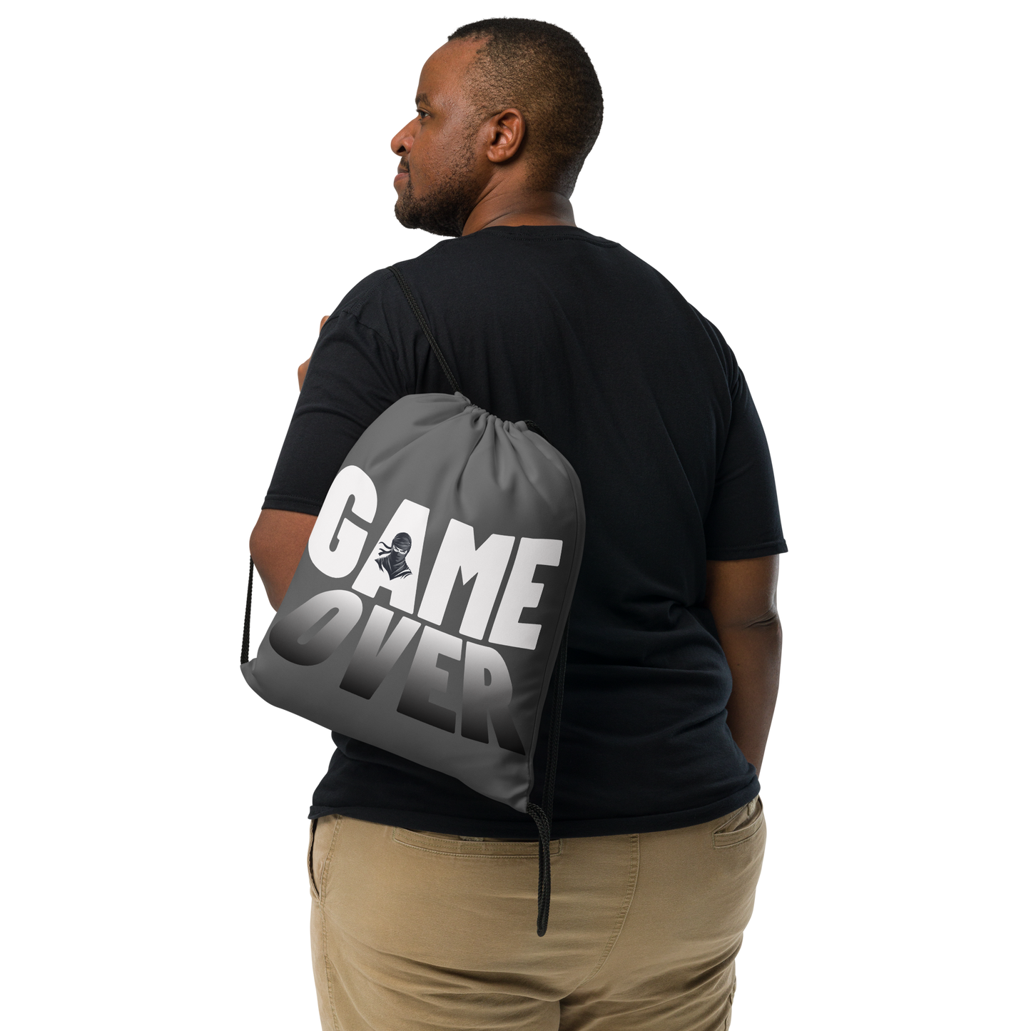 Game Over Drawstring bag