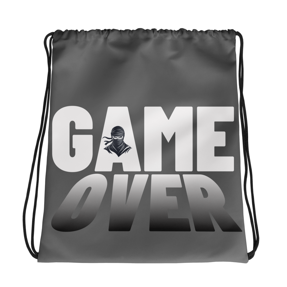 Game Over Drawstring bag