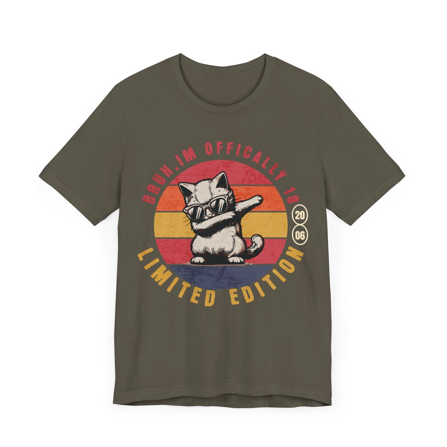 Bruh im officially 18 tshirt, teenage shirt, gift for teenager, gift for teen, 18th birthday gift, 18th birthday shirt, gift for daughter, - VICIOUSLY CRUNK MERCH
