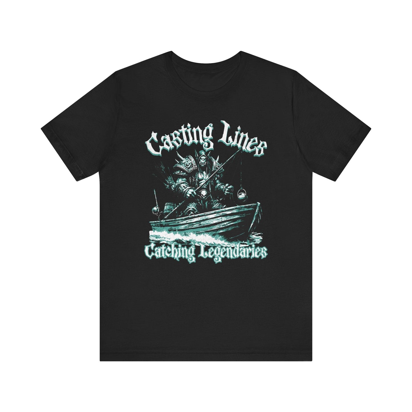 Casting lines, catching legendaries, fishing shirt, gaming shirt, gift for a fisherman, gift for her, gift for her, meme shirt, fisher gifts - VICIOUSLY CRUNK MERCH