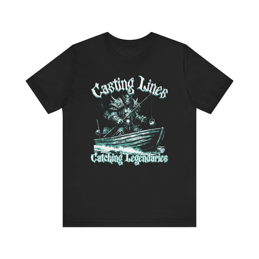 Casting lines, catching legendaries, fishing shirt, gaming shirt, gift for a fisherman, gift for her, gift for her, meme shirt, fisher gifts - VICIOUSLY CRUNK MERCH