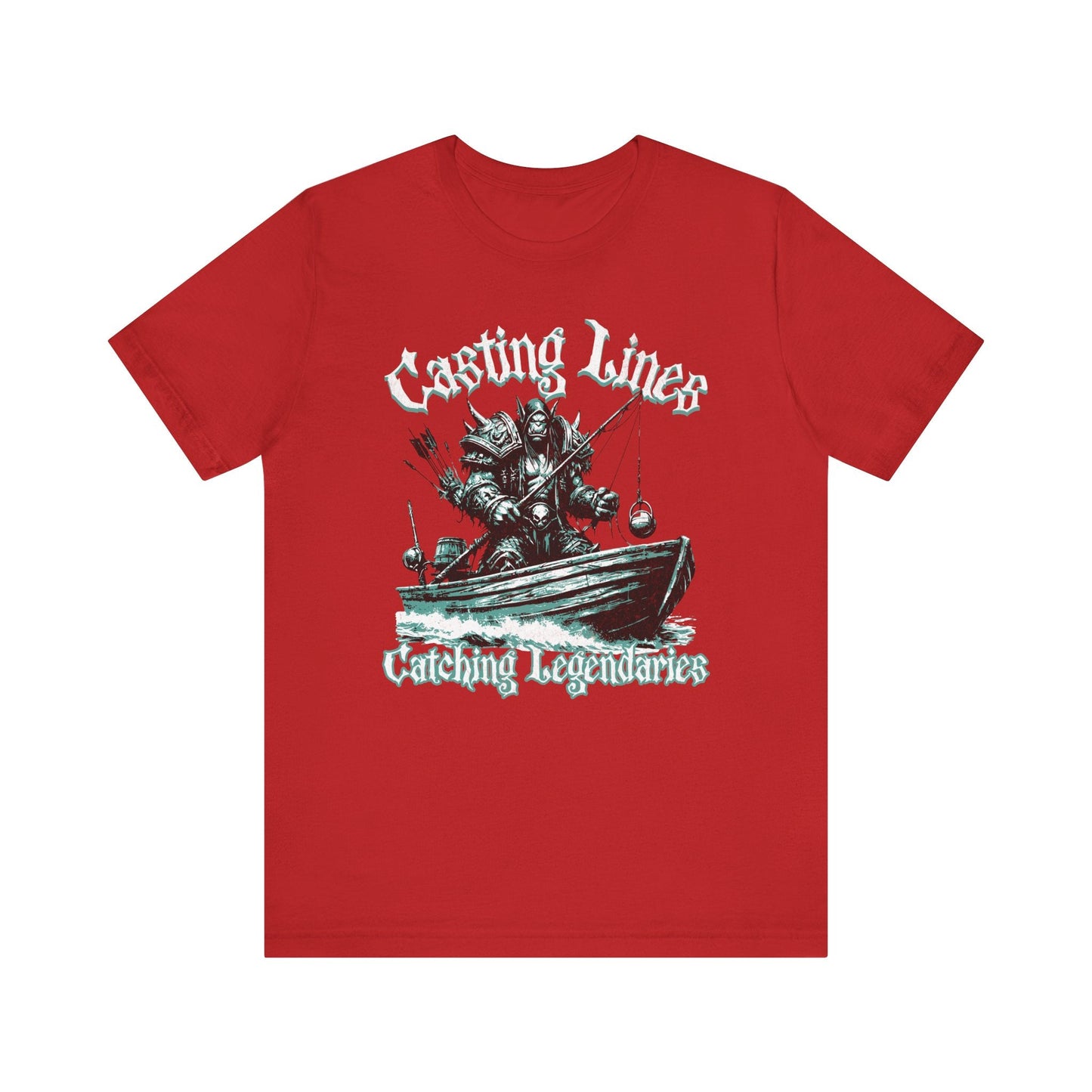 Casting lines, catching legendaries, fishing shirt, gaming shirt, gift for a fisherman, gift for her, gift for her, meme shirt, fisher gifts - VICIOUSLY CRUNK MERCH