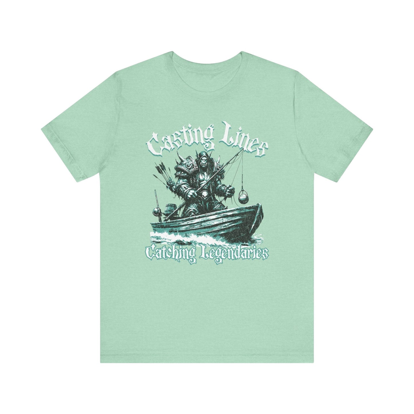 Casting lines, catching legendaries, fishing shirt, gaming shirt, gift for a fisherman, gift for her, gift for her, meme shirt, fisher gifts - VICIOUSLY CRUNK MERCH