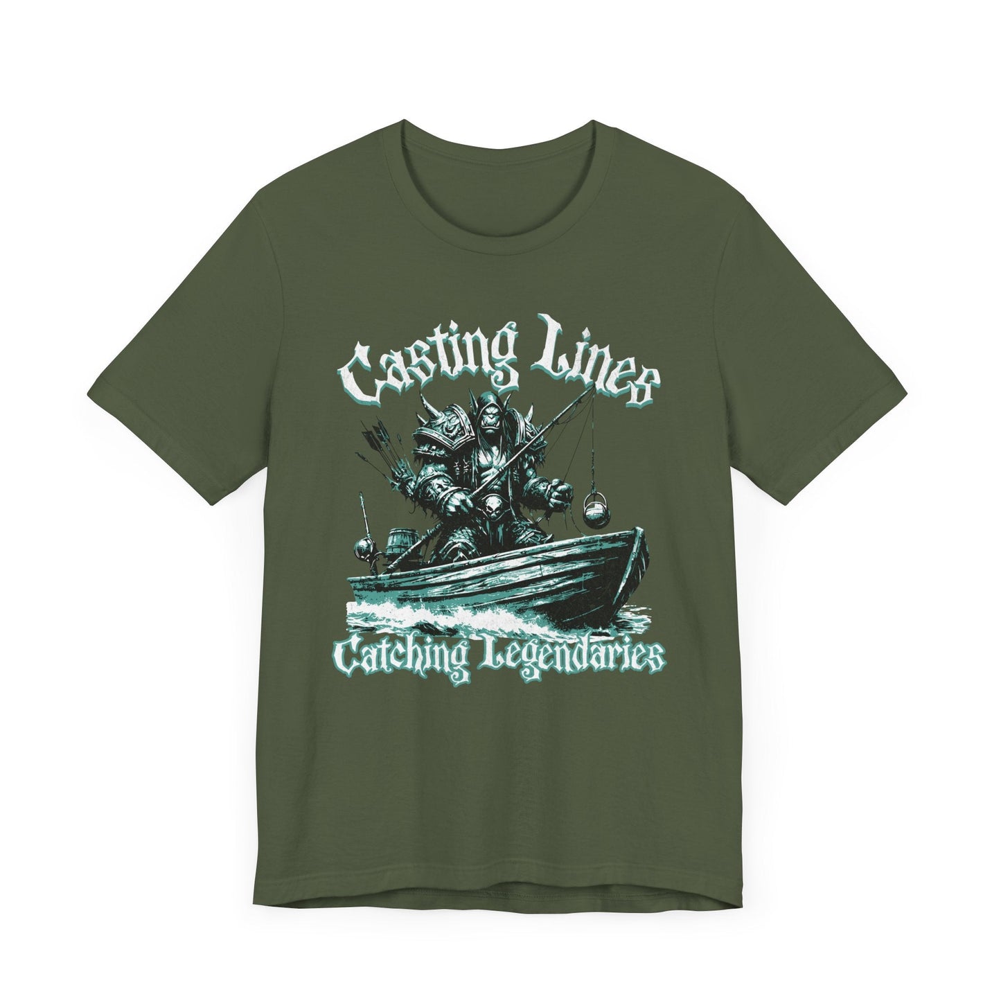 Casting lines, catching legendaries, fishing shirt, gaming shirt, gift for a fisherman, gift for her, gift for her, meme shirt, fisher gifts - VICIOUSLY CRUNK MERCH