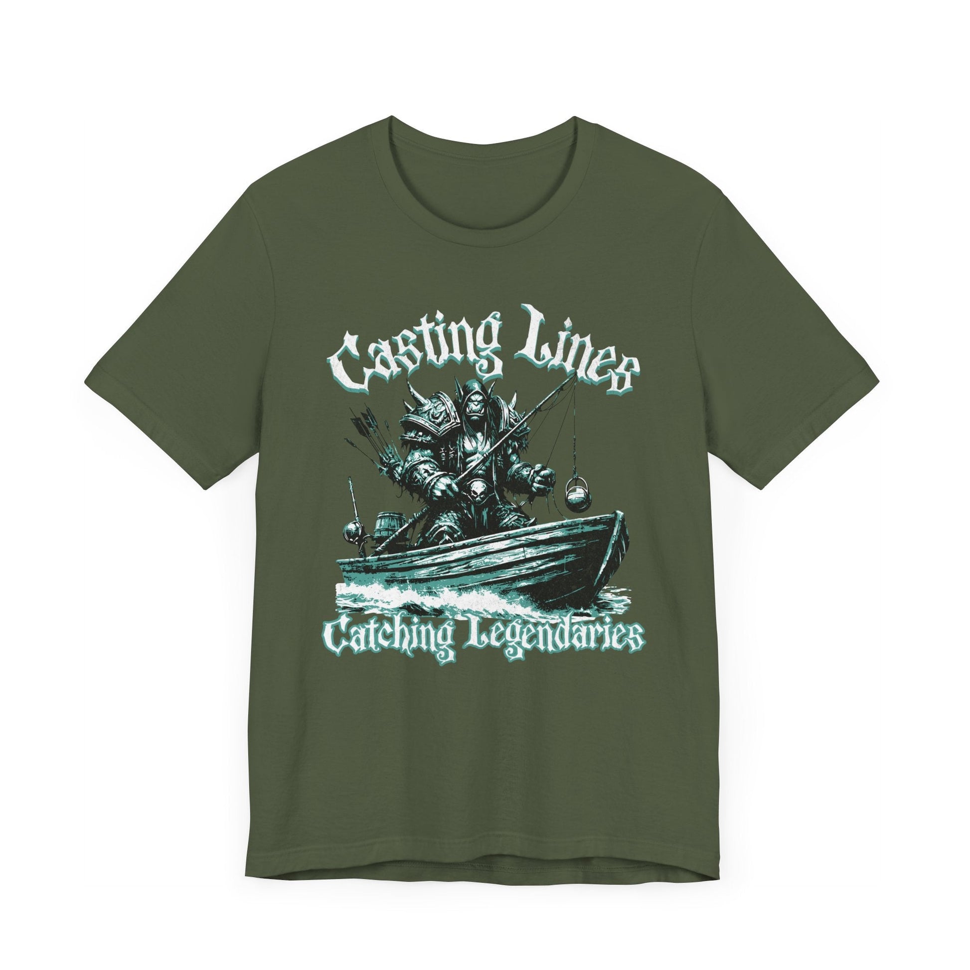 Casting lines, catching legendaries, fishing shirt, gaming shirt, gift for a fisherman, gift for her, gift for her, meme shirt, fisher gifts - VICIOUSLY CRUNK MERCH