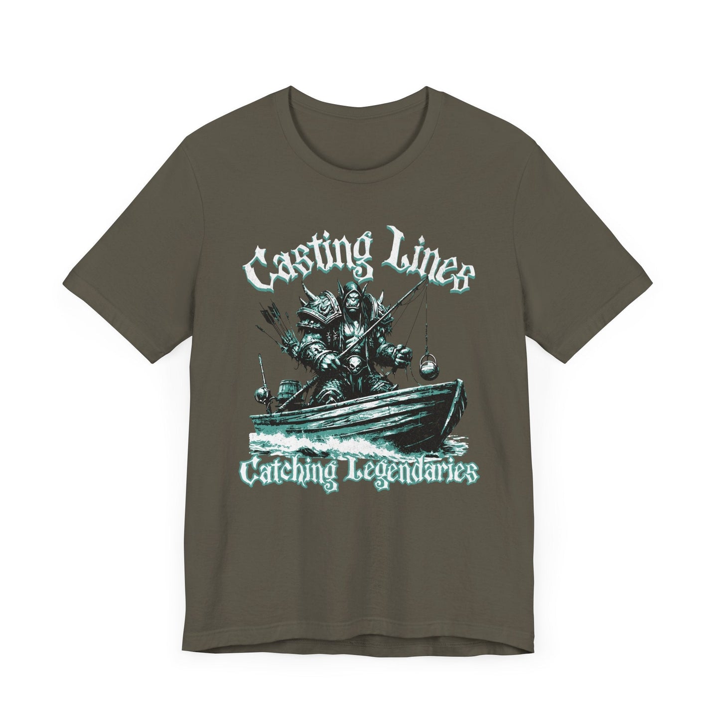 Casting lines, catching legendaries, fishing shirt, gaming shirt, gift for a fisherman, gift for her, gift for her, meme shirt, fisher gifts - VICIOUSLY CRUNK MERCH