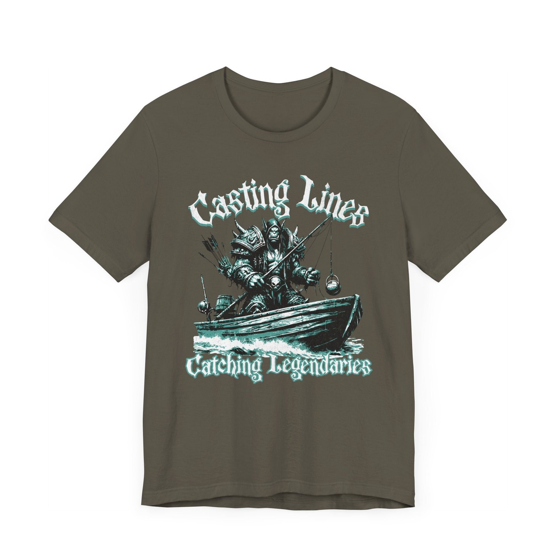 Casting lines, catching legendaries, fishing shirt, gaming shirt, gift for a fisherman, gift for her, gift for her, meme shirt, fisher gifts - VICIOUSLY CRUNK MERCH