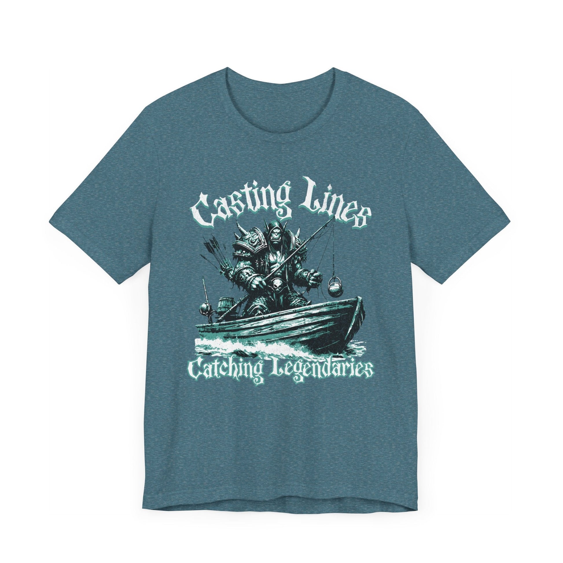 Casting lines, catching legendaries, fishing shirt, gaming shirt, gift for a fisherman, gift for her, gift for her, meme shirt, fisher gifts - VICIOUSLY CRUNK MERCH