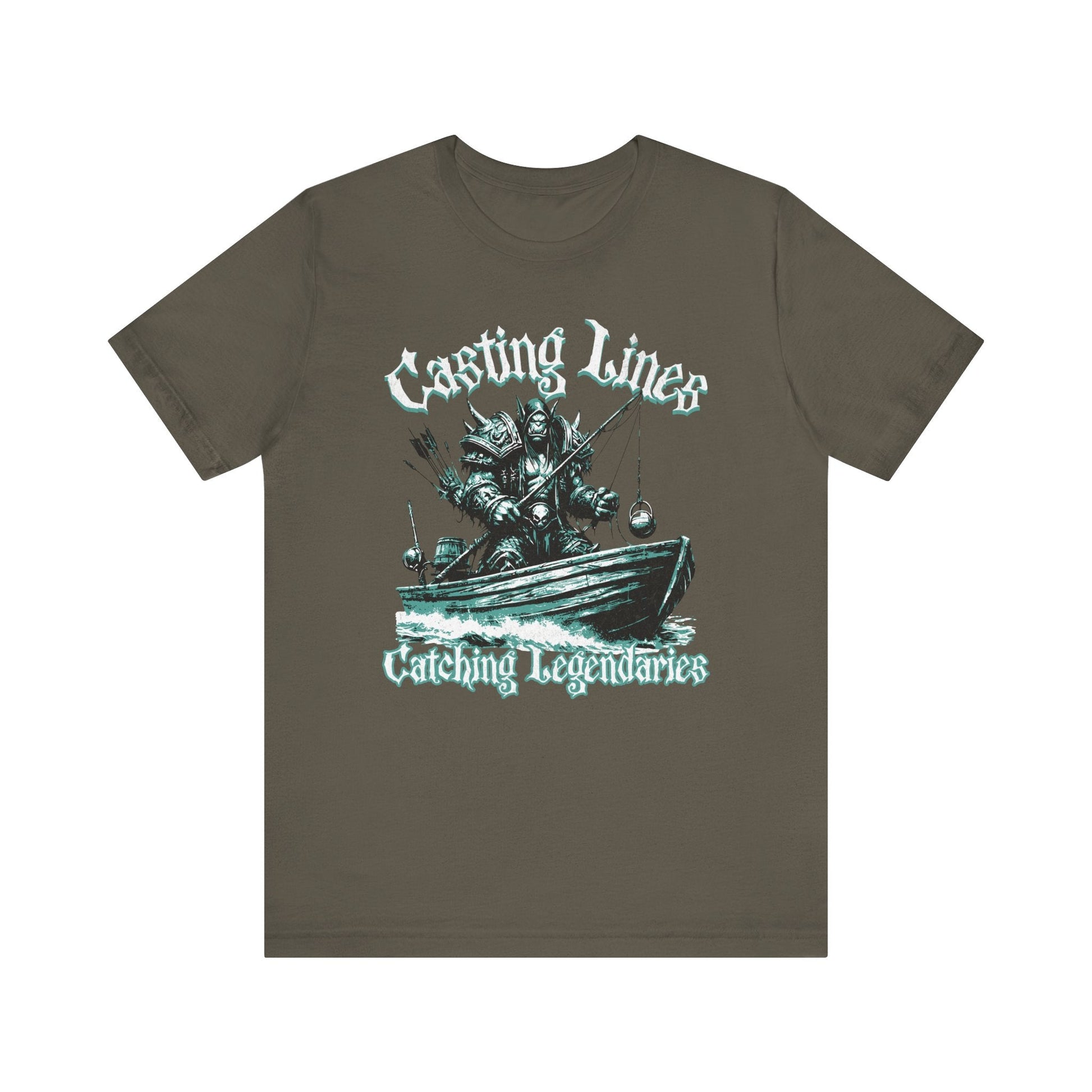 Casting lines, catching legendaries, fishing shirt, gaming shirt, gift for a fisherman, gift for her, gift for her, meme shirt, fisher gifts - VICIOUSLY CRUNK MERCH
