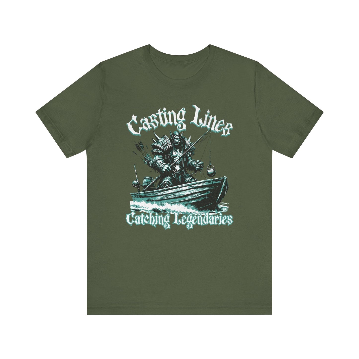 Casting lines, catching legendaries, fishing shirt, gaming shirt, gift for a fisherman, gift for her, gift for her, meme shirt, fisher gifts - VICIOUSLY CRUNK MERCH