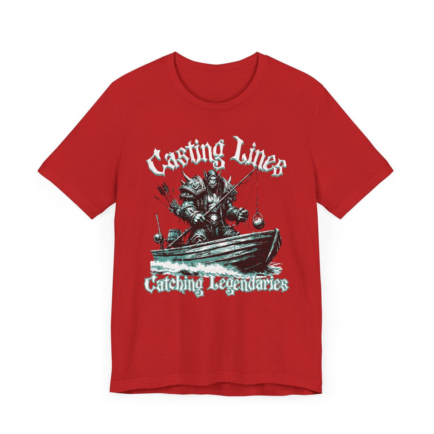 Casting lines, catching legendaries, fishing shirt, gaming shirt, gift for a fisherman, gift for her, gift for her, meme shirt, fisher gifts - VICIOUSLY CRUNK MERCH