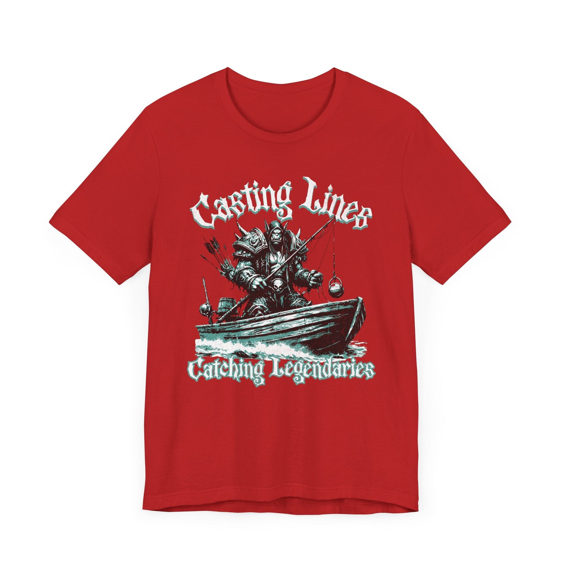 Casting lines, catching legendaries, fishing shirt, gaming shirt, gift for a fisherman, gift for her, gift for her, meme shirt, fisher gifts - VICIOUSLY CRUNK MERCH
