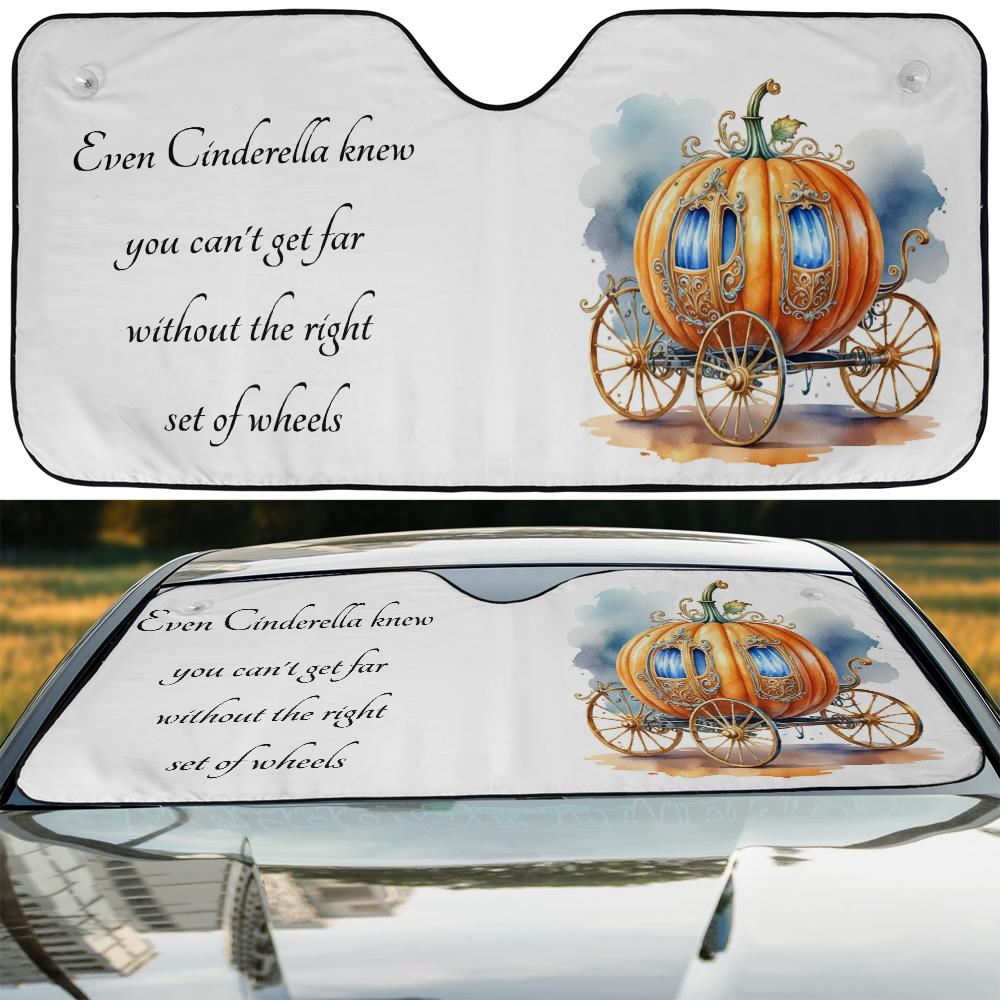 Cinderella Car Sunshade - VICIOUSLY CRUNK MERCH