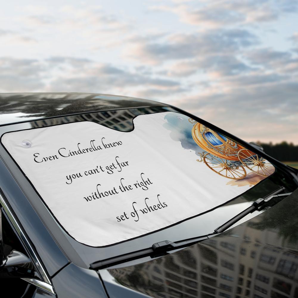 Cinderella Car Sunshade - VICIOUSLY CRUNK MERCH