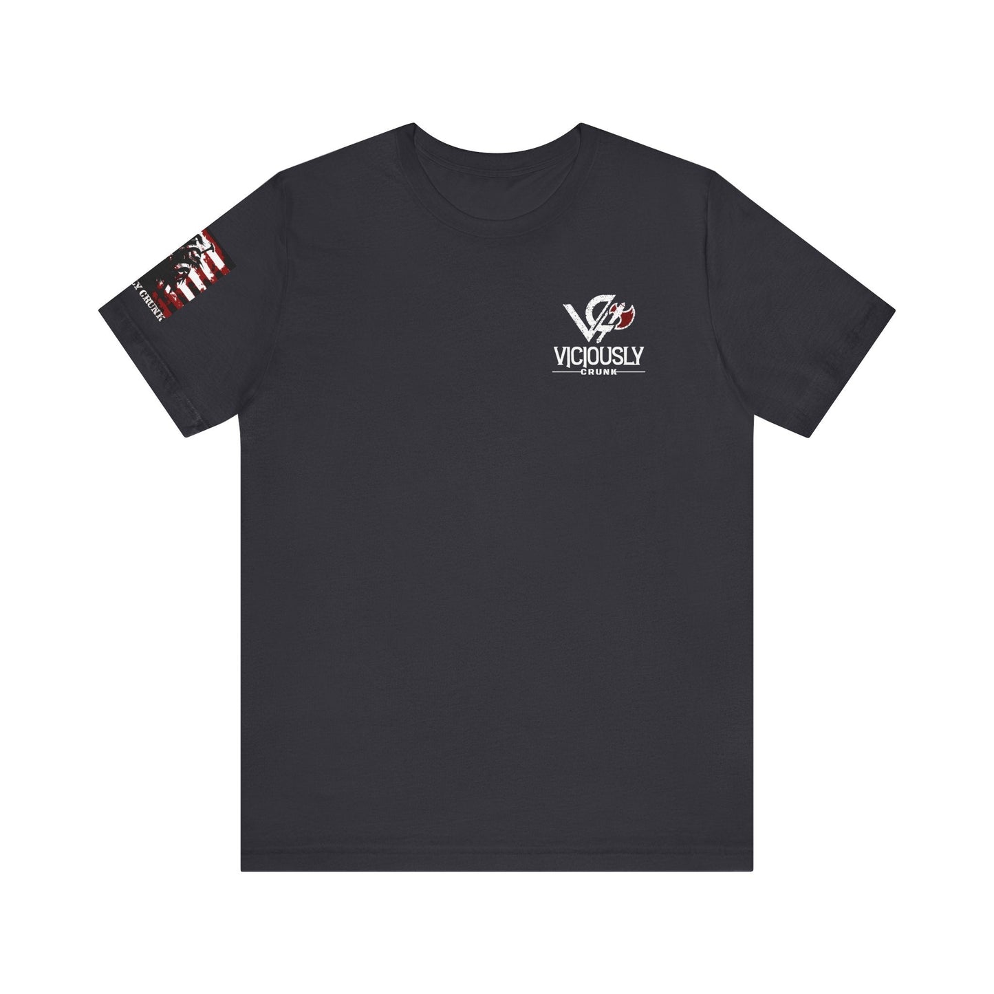 Conquer your fears - stand against the darkness - Unisex Jersey Short Sleeve Tee - VICIOUSLY CRUNK MERCH