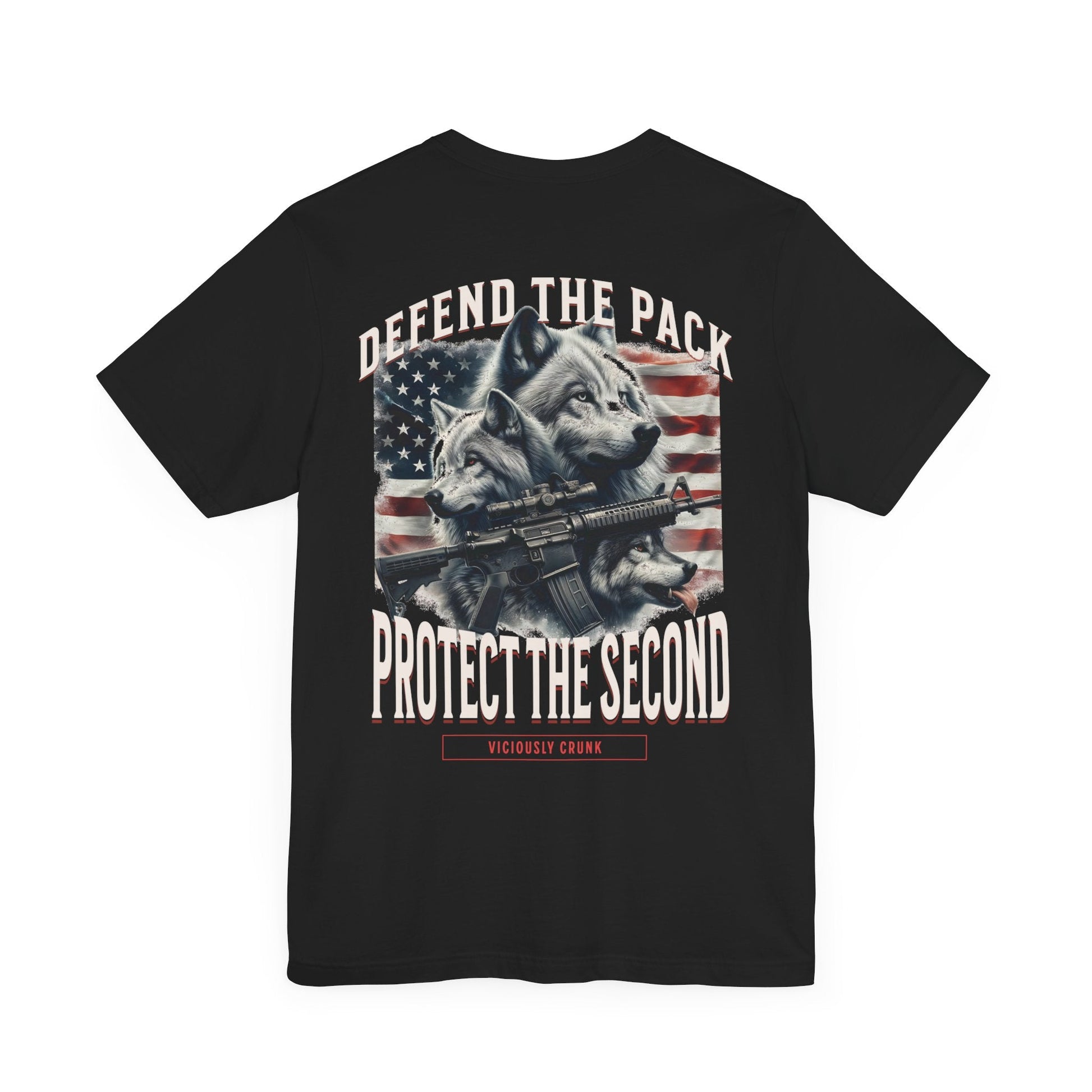 Defend the Pack, Protect the Second, Second amendment, Wolf pack, gun owner, veteran shirt, protect , patriotic, - VICIOUSLY CRUNK MERCH