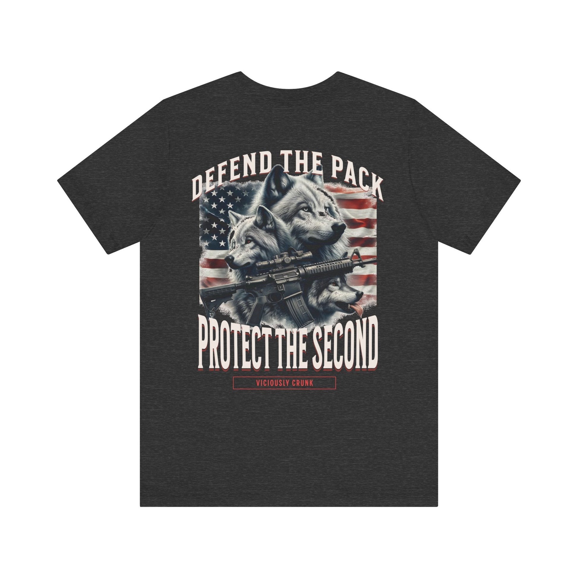 Defend the Pack, Protect the Second, Second amendment, Wolf pack, gun owner, veteran shirt, protect , patriotic, - VICIOUSLY CRUNK MERCH