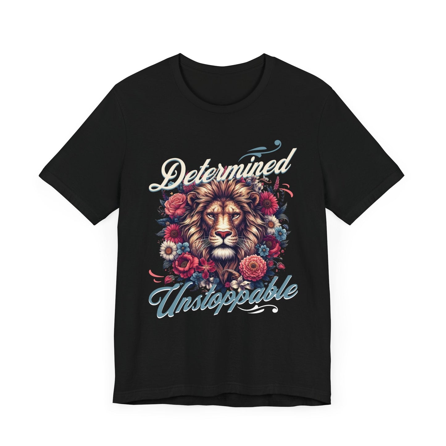 Determined&unstoppable tee, gifts for her, graphic tee, motivational tshirt, great day tee, postive shirt, try me, try it, - VICIOUSLY CRUNK MERCH