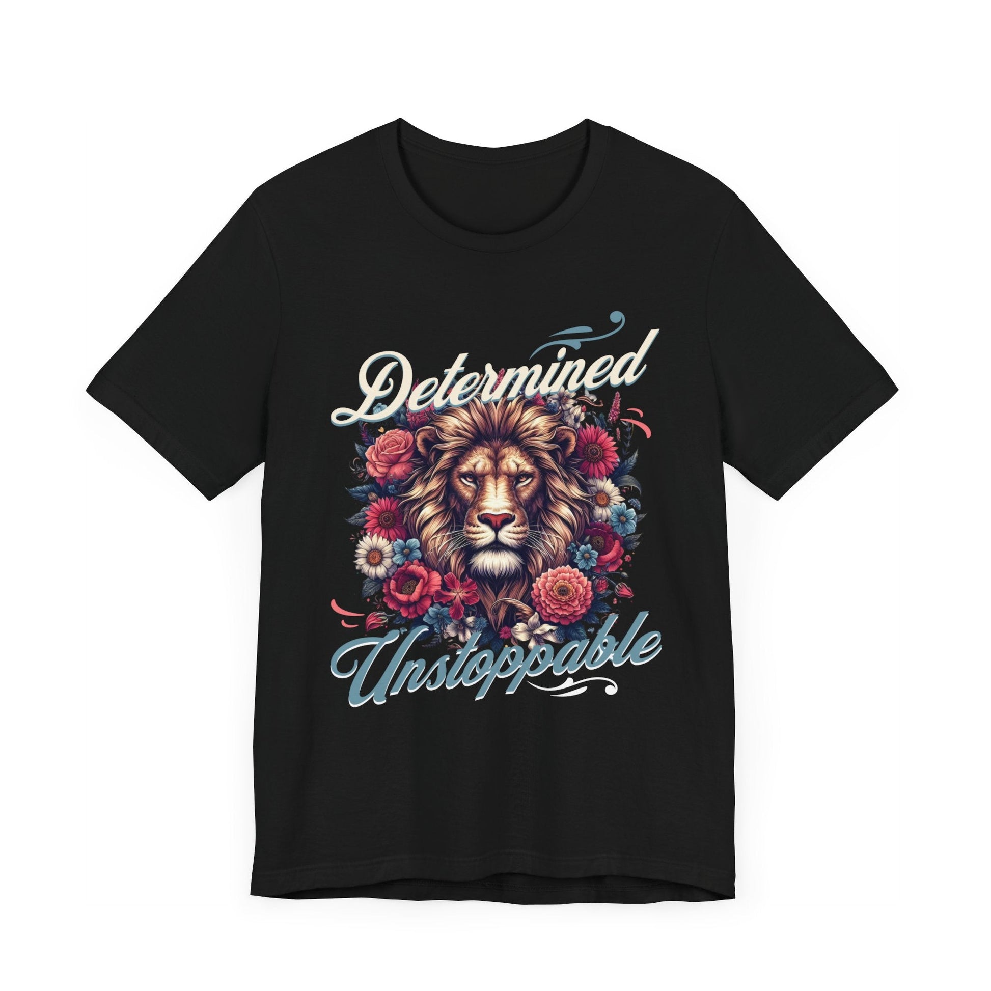 Determined&unstoppable tee, gifts for her, graphic tee, motivational tshirt, great day tee, postive shirt, try me, try it, - VICIOUSLY CRUNK MERCH