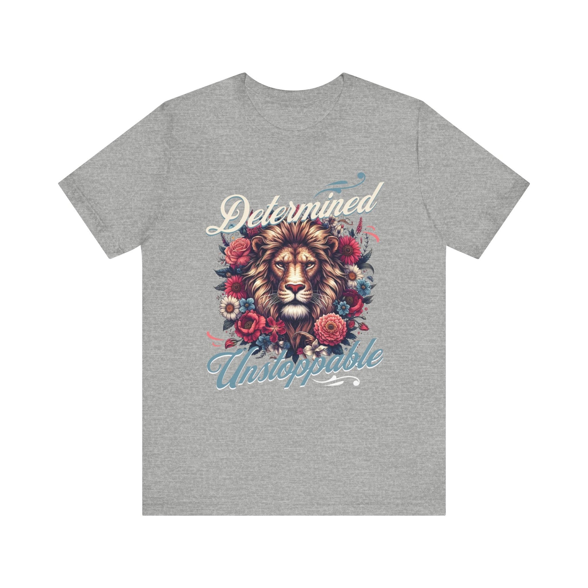 Determined&unstoppable tee, gifts for her, graphic tee, motivational tshirt, great day tee, postive shirt, try me, try it, - VICIOUSLY CRUNK MERCH