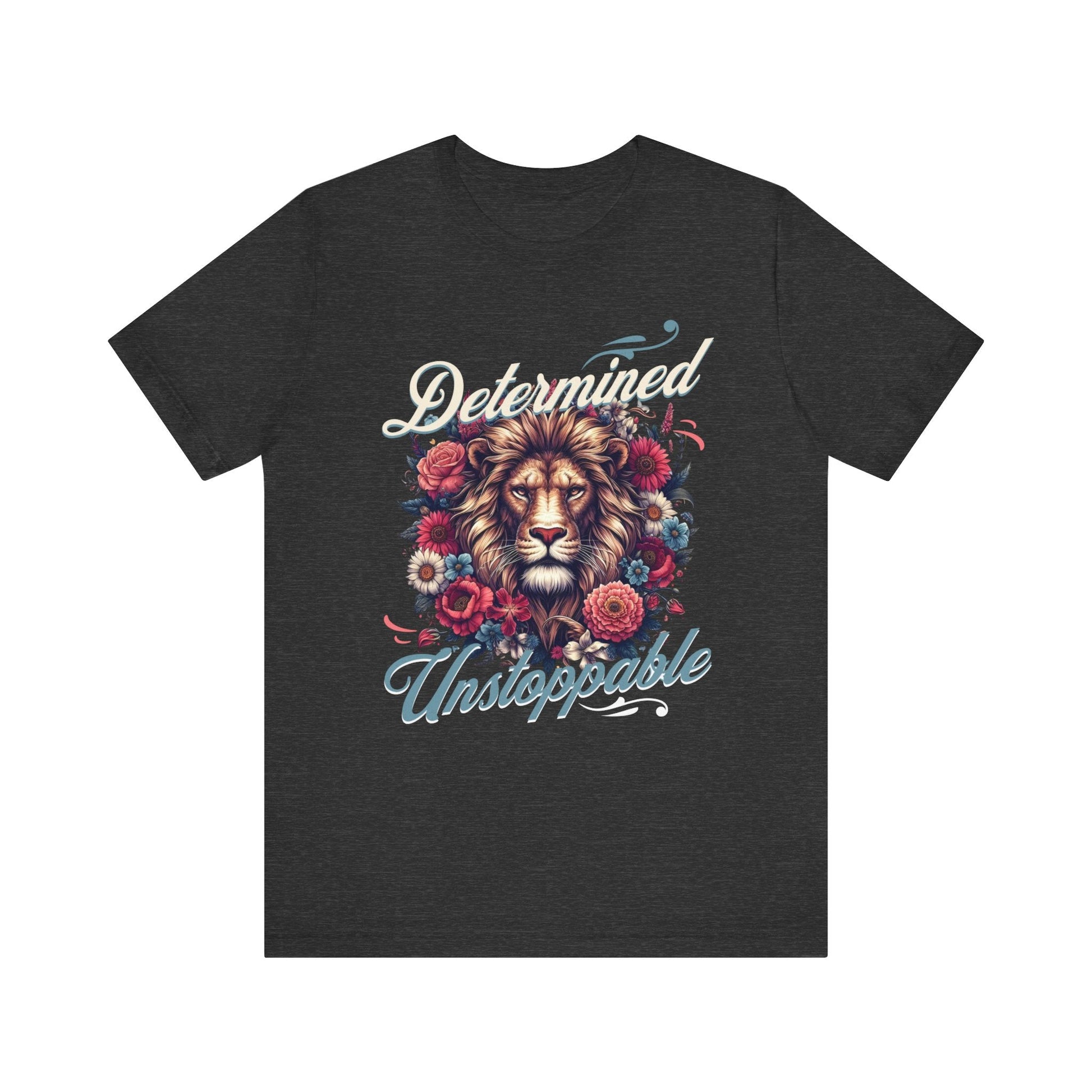 Determined&unstoppable tee, gifts for her, graphic tee, motivational tshirt, great day tee, postive shirt, try me, try it, - VICIOUSLY CRUNK MERCH