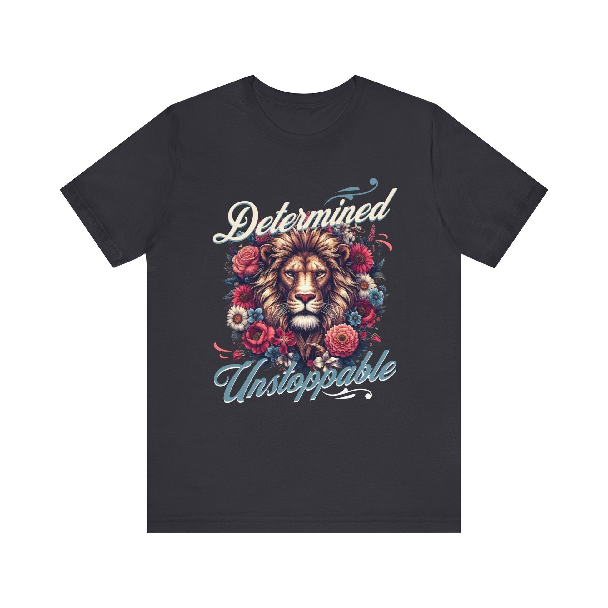 Determined&unstoppable tee, gifts for her, graphic tee, motivational tshirt, great day tee, postive shirt, try me, try it, - VICIOUSLY CRUNK MERCH
