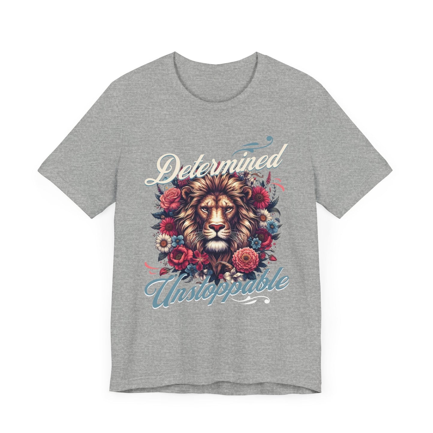 Determined&unstoppable tee, gifts for her, graphic tee, motivational tshirt, great day tee, postive shirt, try me, try it, - VICIOUSLY CRUNK MERCH