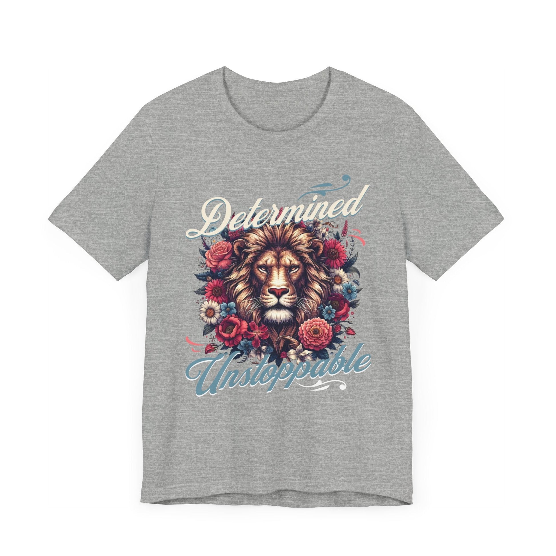 Determined&unstoppable tee, gifts for her, graphic tee, motivational tshirt, great day tee, postive shirt, try me, try it, - VICIOUSLY CRUNK MERCH