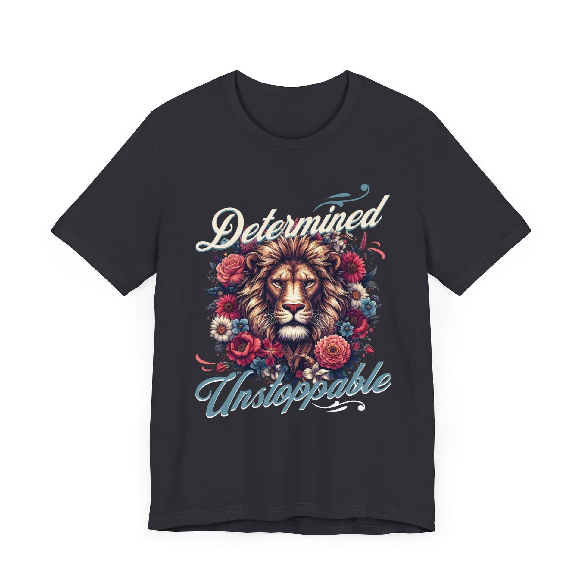 Determined&unstoppable tee, gifts for her, graphic tee, motivational tshirt, great day tee, postive shirt, try me, try it, - VICIOUSLY CRUNK MERCH