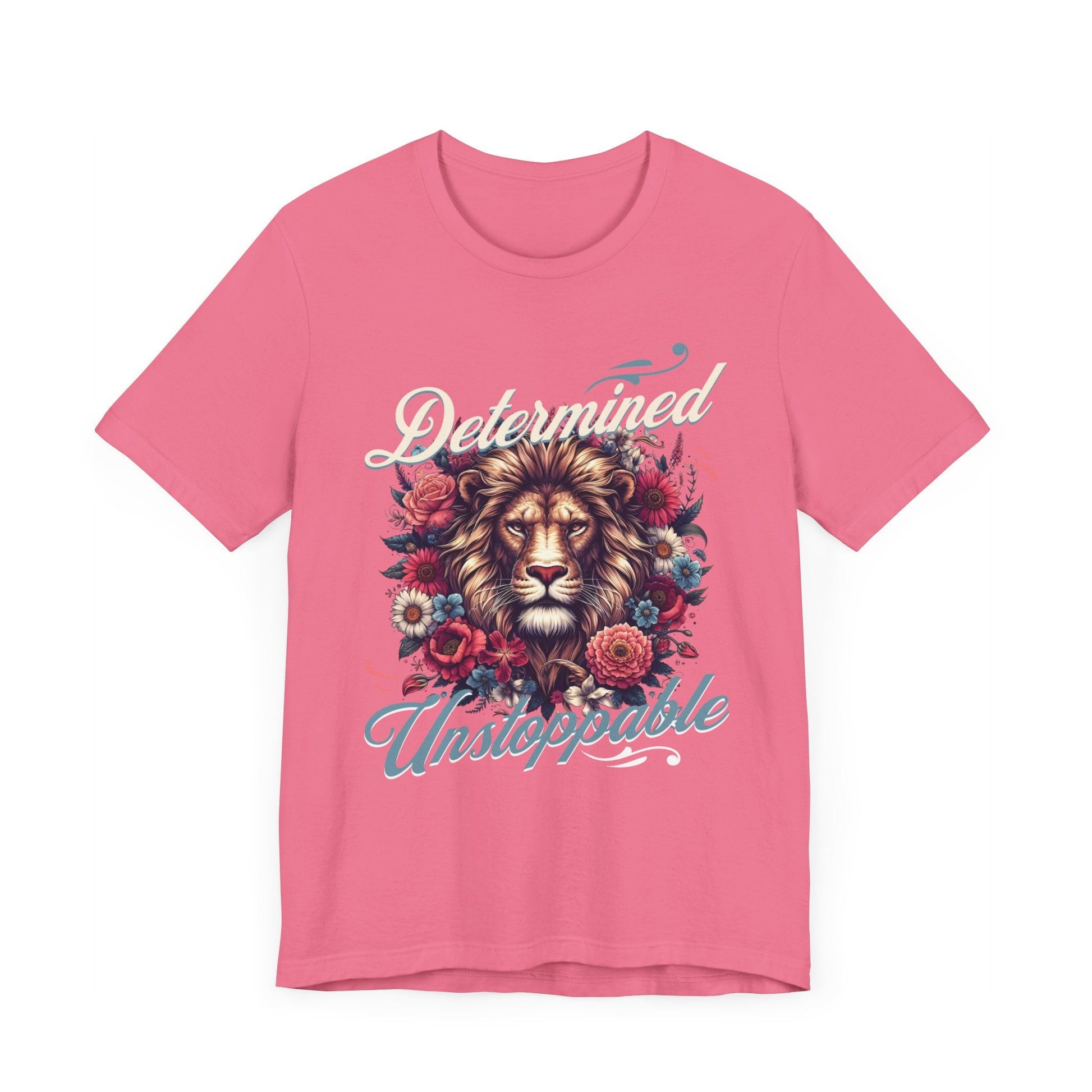 Determined&unstoppable tee, gifts for her, graphic tee, motivational tshirt, great day tee, postive shirt, try me, try it, - VICIOUSLY CRUNK MERCH