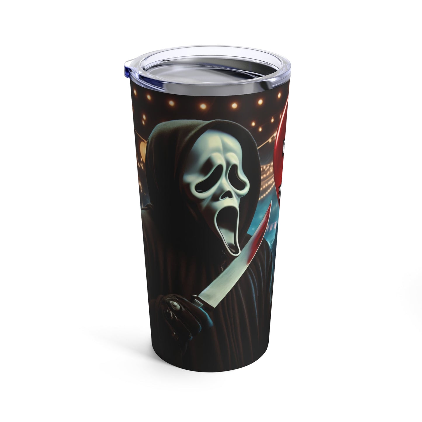 Face your fears or watch them pop - Tumbler - VICIOUSLY CRUNK MERCH
