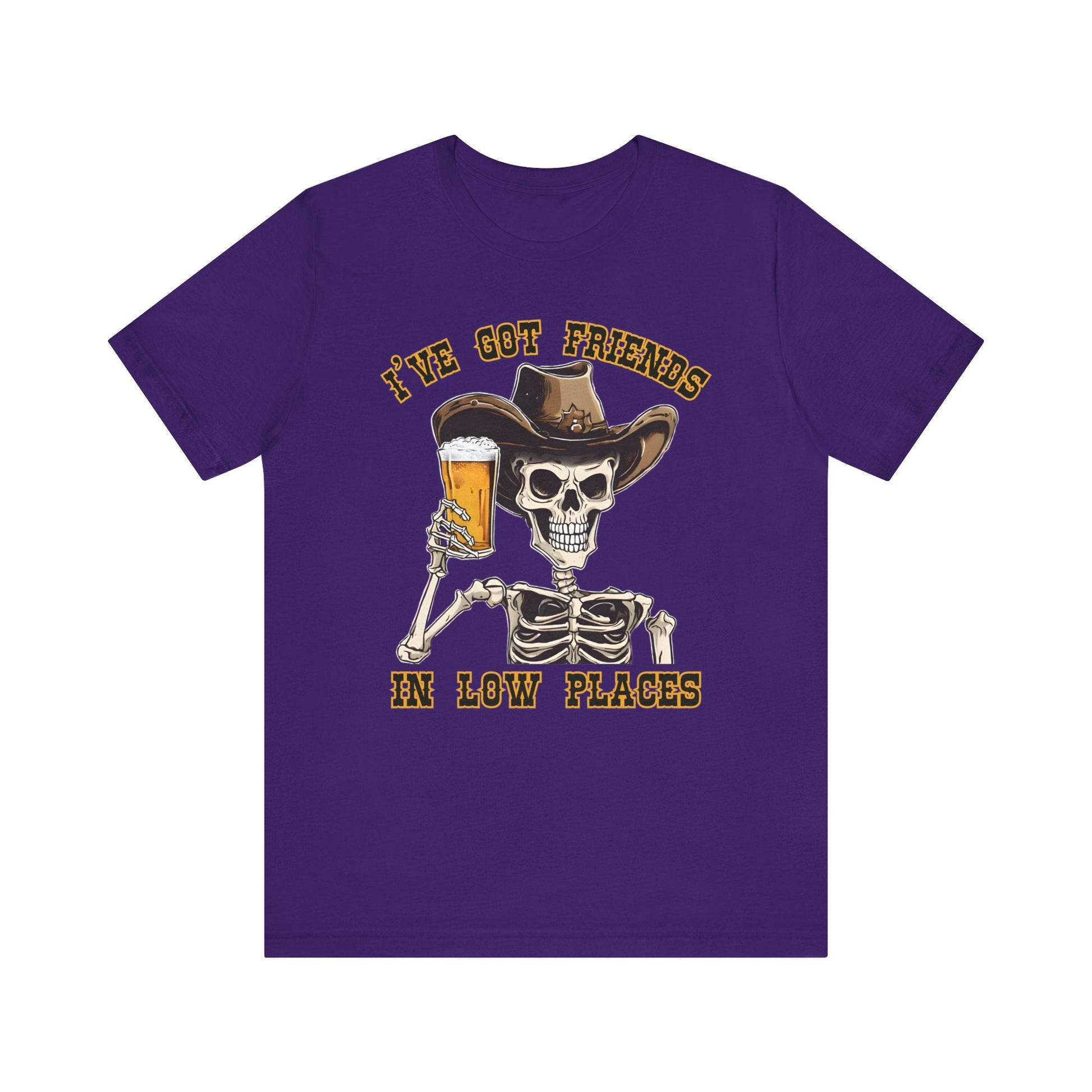 Friends in low Places Jersey Short Sleeve Tee - VICIOUSLY CRUNK MERCH
