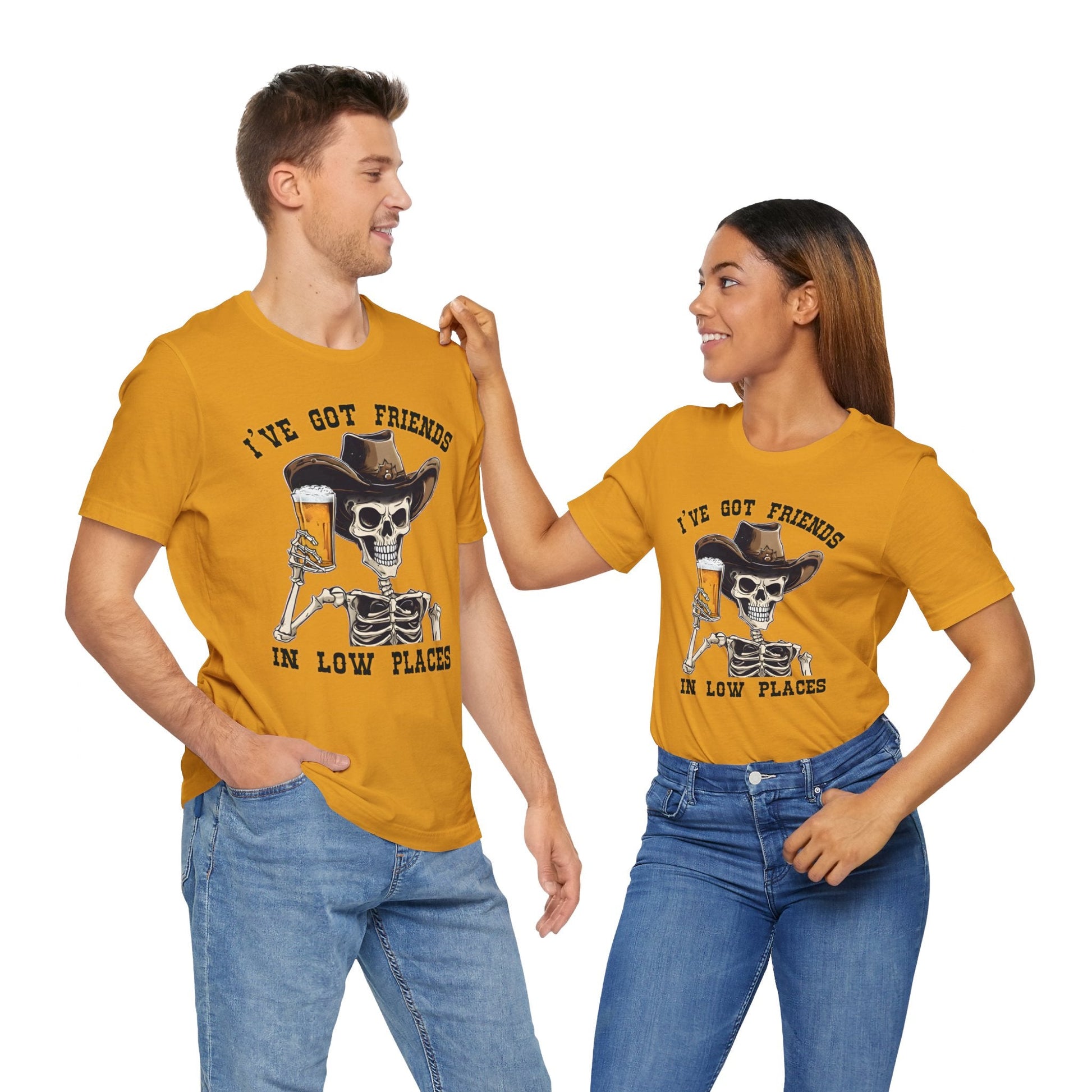 Friends in low Places Jersey Short Sleeve Tee - VICIOUSLY CRUNK MERCH