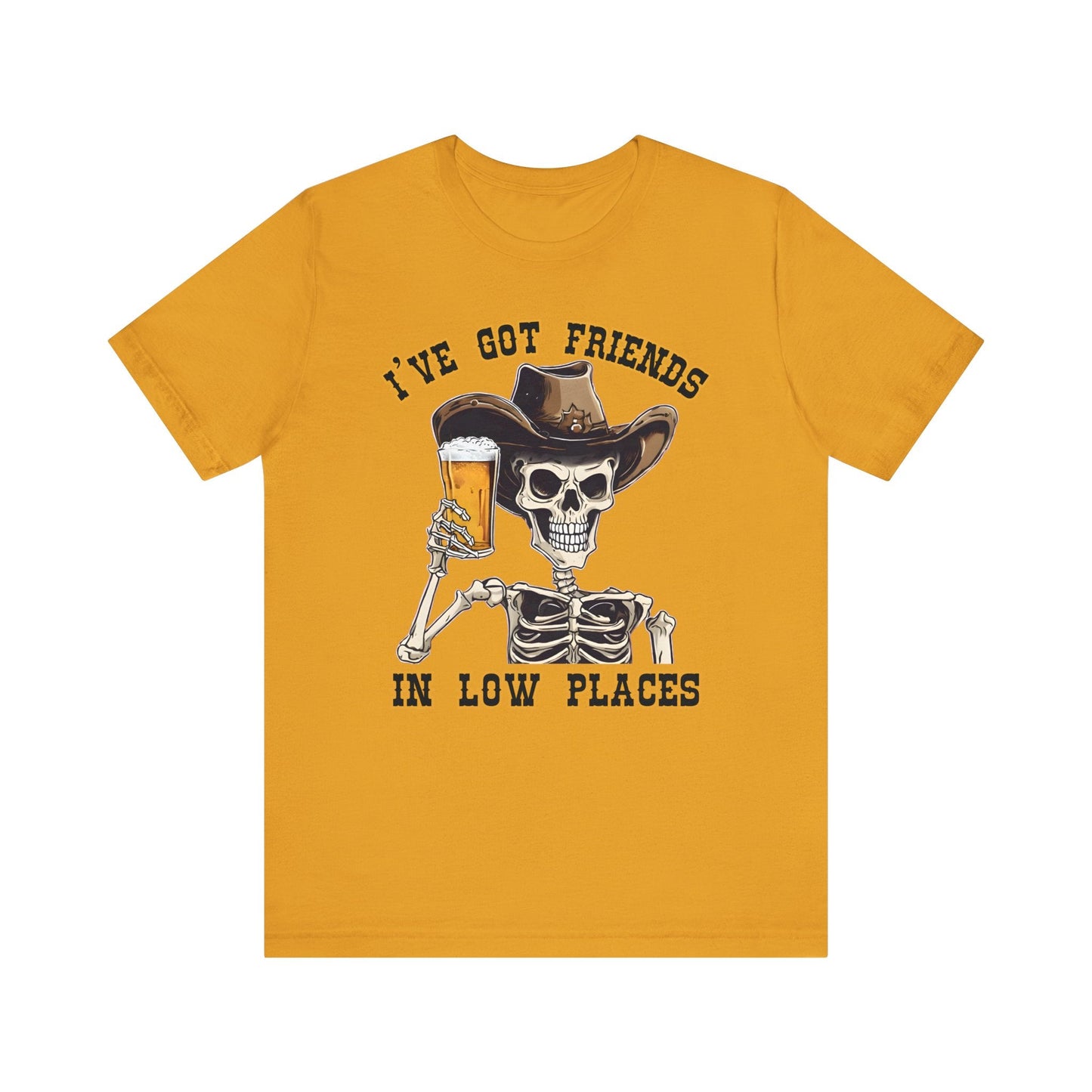 Friends in low Places Jersey Short Sleeve Tee - VICIOUSLY CRUNK MERCH